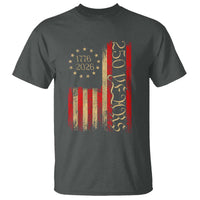 250 Years America Flag T Shirt 250th Anniversary USA - Wonder Print Shop