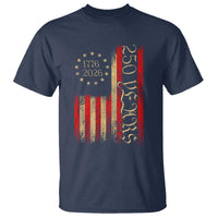 250 Years America Flag T Shirt 250th Anniversary USA - Wonder Print Shop