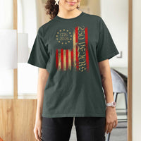 250 Years America Flag T Shirt For Women 250th Anniversary USA - Wonder Print Shop