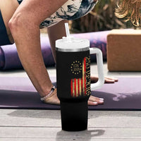250 Years America Flag Tumbler With Handle 250th Anniversary USA - Wonder Print Shop