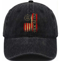 250 Years America Flag Washed Cotton Baseball Cap 250th Anniversary USA