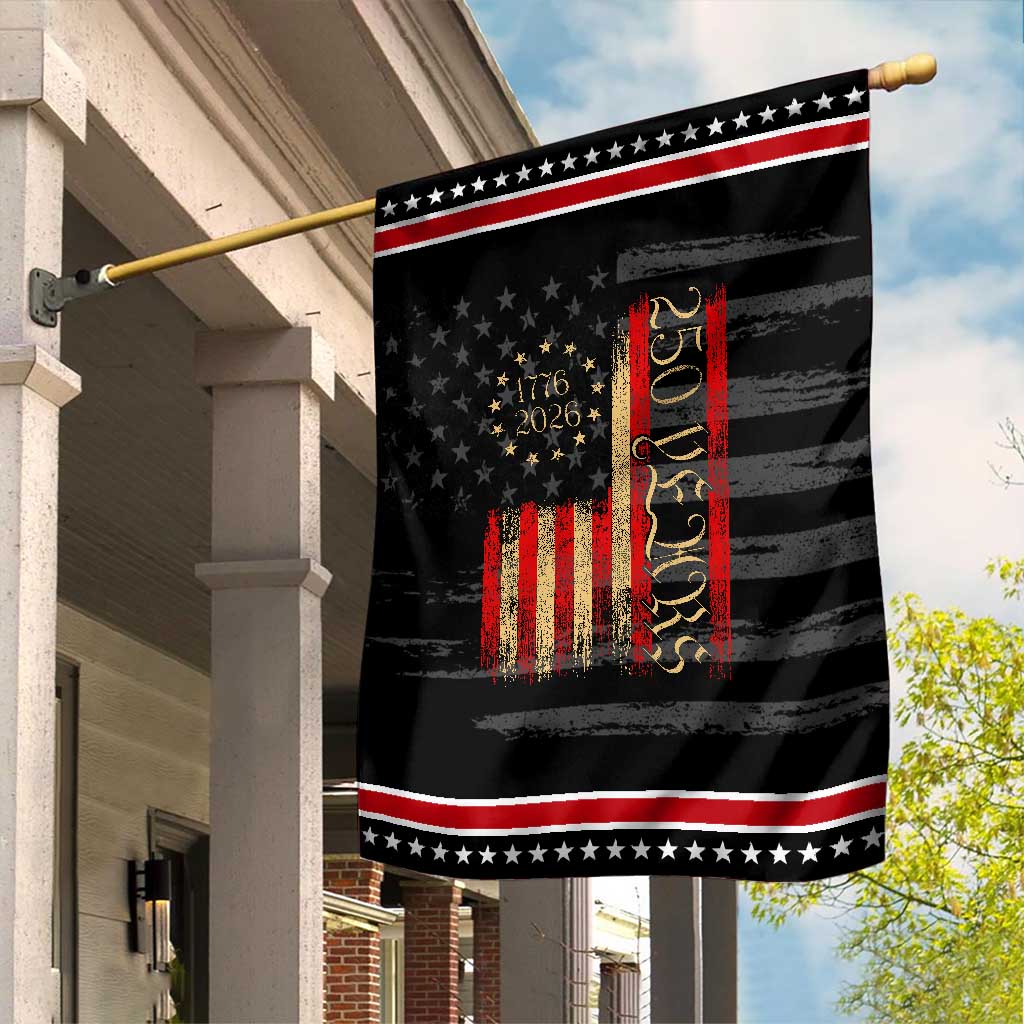 250 Years America Flag Garden Flag 250th Anniversary USA