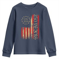 250 Years America Flag Youth Sweatshirt 250th Anniversary USA - Wonder Print Shop