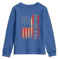 250 Years America Flag Youth Sweatshirt 250th Anniversary USA - Wonder Print Shop