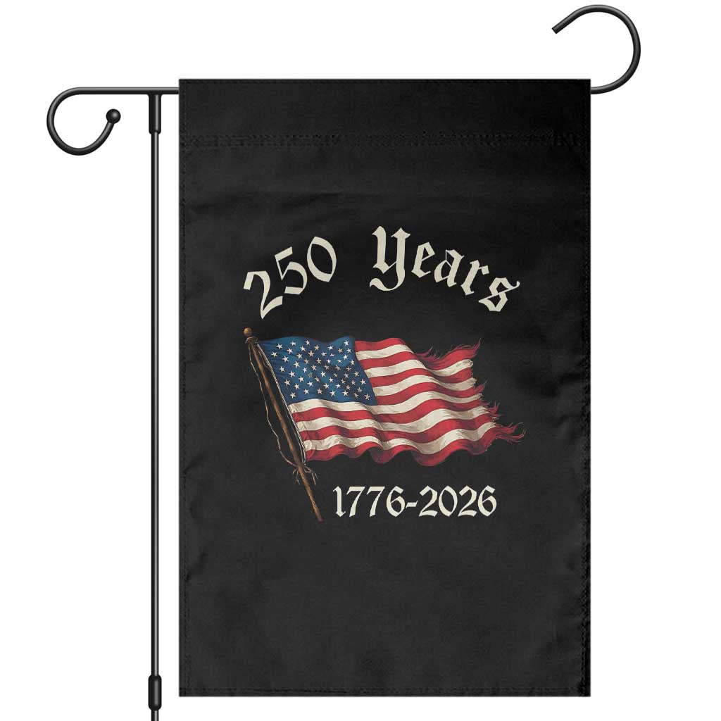 250 Years America Anniversary Garden Flag Retro 250th Independence Day Freedom USA Flag - Wonder Print Shop