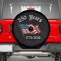 250 Years America Anniversary Spare Tire Cover Retro 250th Independence Day Freedom USA Flag - Wonder Print Shop