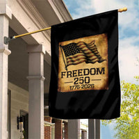 Freedom 250 Years America Garden Flag Retro Vintage 250th Anniversary USA - Wonder Print Shop