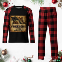 Freedom 250 Years America Plaid Pajama Set Retro Vintage 250th Anniversary USA - Wonder Print Shop