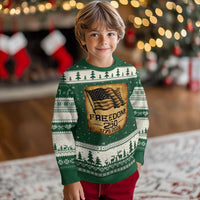 Freedom 250 Years America Ugly Christmas Sweater Retro Vintage 250th Anniversary USA - Wonder Print Shop