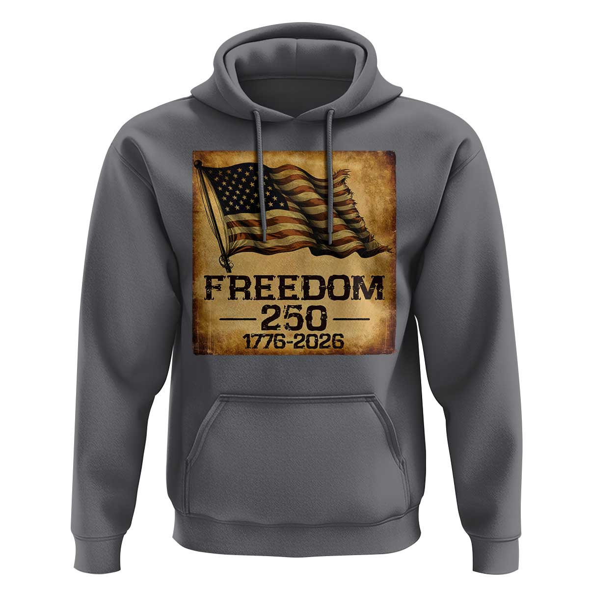 Freedom 250 Years America Hoodie Retro Vintage 250th Anniversary USA - Wonder Print Shop