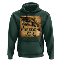 Freedom 250 Years America Hoodie Retro Vintage 250th Anniversary USA - Wonder Print Shop