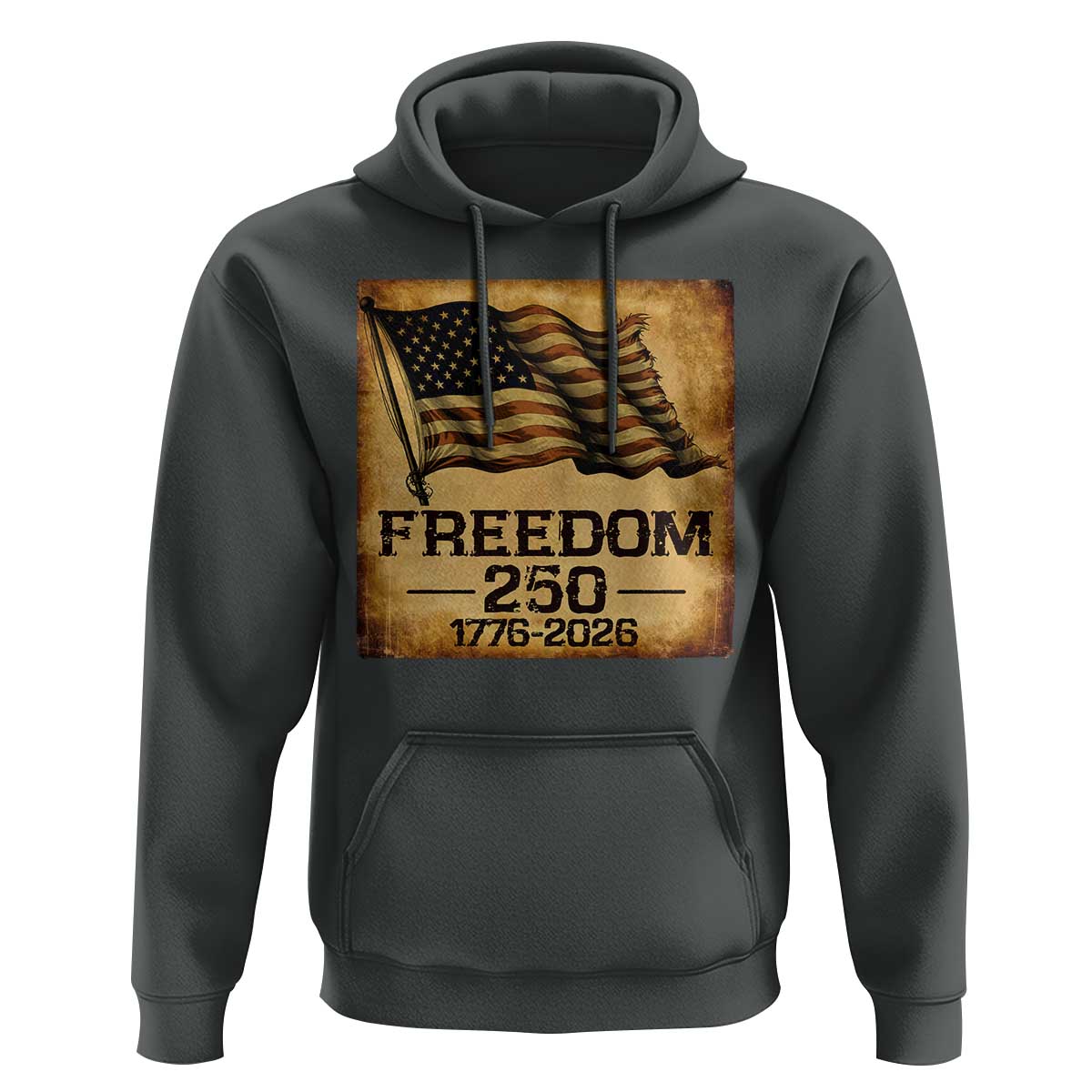 Freedom 250 Years America Hoodie Retro Vintage 250th Anniversary USA - Wonder Print Shop
