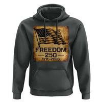 Freedom 250 Years America Hoodie Retro Vintage 250th Anniversary USA - Wonder Print Shop