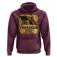 Freedom 250 Years America Hoodie Retro Vintage 250th Anniversary USA - Wonder Print Shop