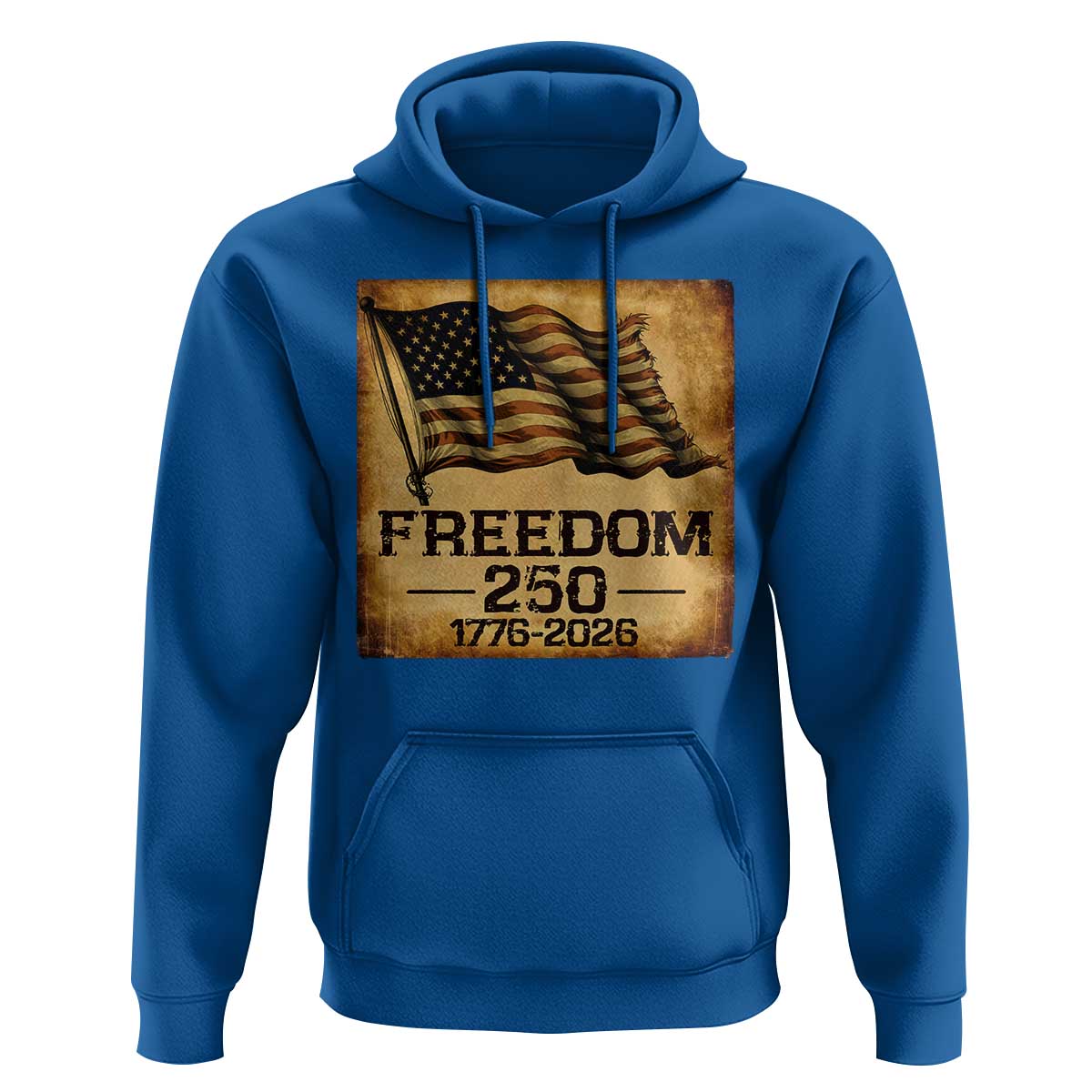 Freedom 250 Years America Hoodie Retro Vintage 250th Anniversary USA - Wonder Print Shop