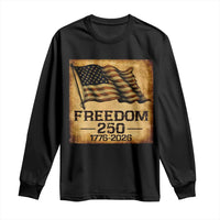 Freedom 250 Years America Long Sleeve Shirt Retro Vintage 250th Anniversary USA - Wonder Print Shop