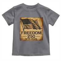 Freedom 250 Years America Toddler T Shirt Retro Vintage 250th Anniversary USA - Wonder Print Shop