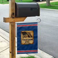 Freedom 250 Years America Garden Flag Retro Vintage 250th Anniversary USA