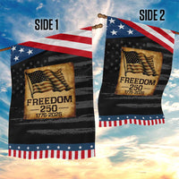 Freedom 250 Years America Garden Flag Retro Vintage 250th Anniversary USA
