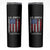 250th American Anniversary Skinny Tumbler 250 Years America USA Flag Fighter Jets Patriotic Veterans - Wonder Print Shop