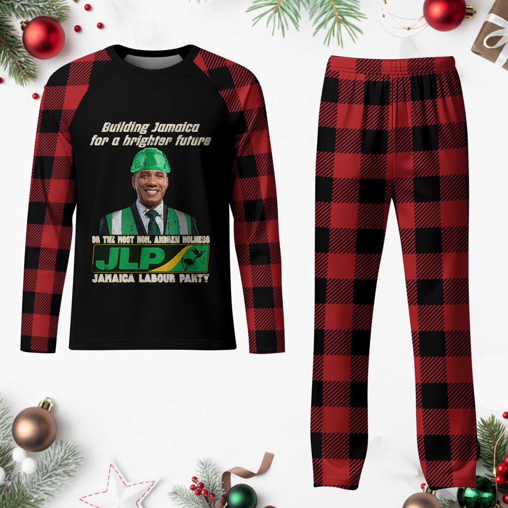Jamaica Labour Party Plaid Pajama Set Andrew Holness JLP Supporter Gifts - Wonder Print Shop