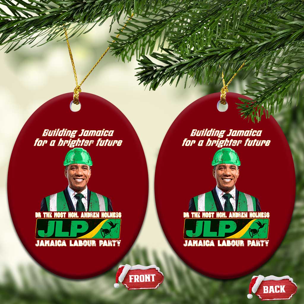 Jamaica Labour Party Ceramic Ornament Andrew Holness JLP Supporter Gifts - Wonder Print Shop