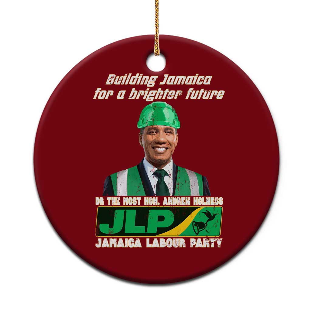 Jamaica Labour Party Ceramic Ornament Andrew Holness JLP Supporter Gifts - Wonder Print Shop