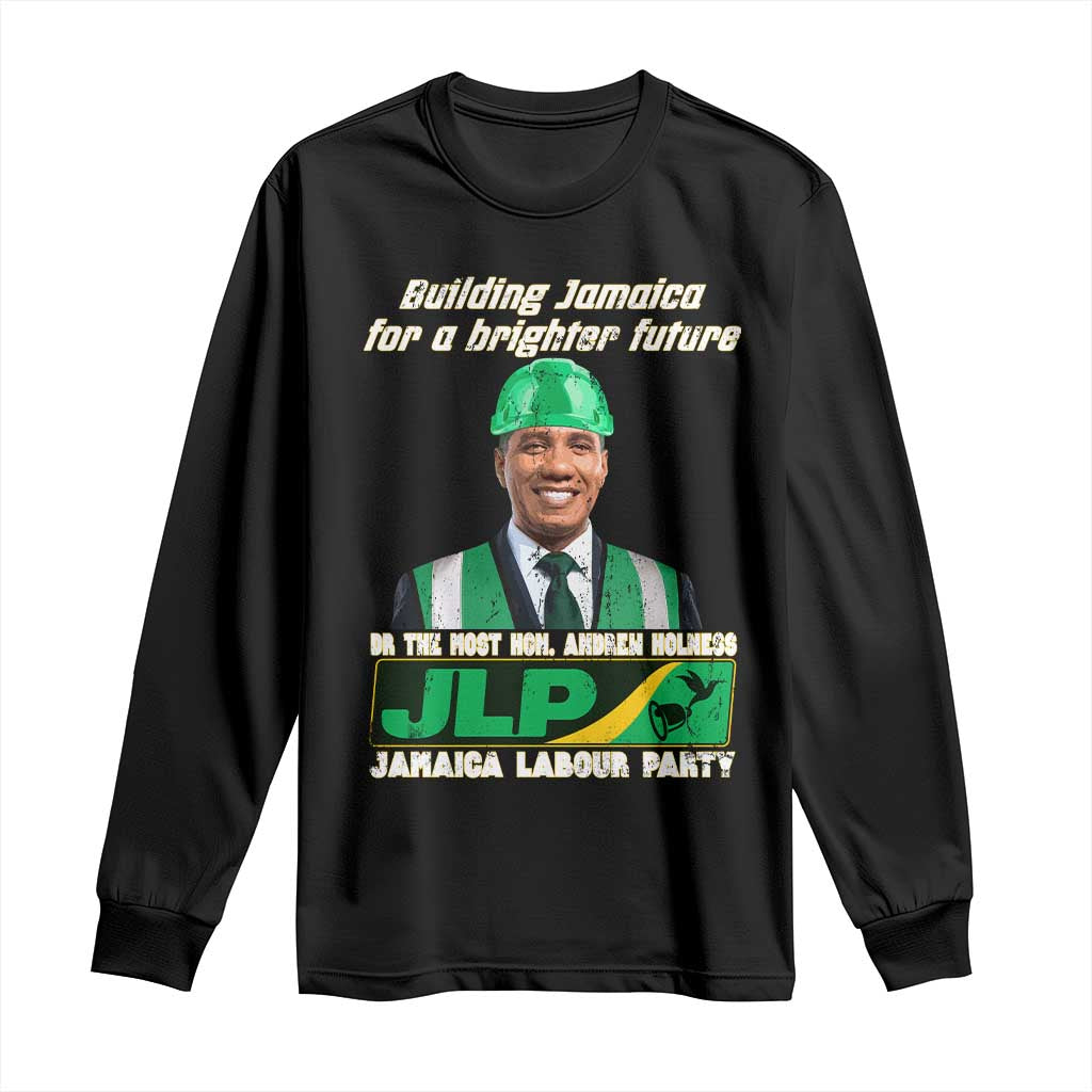 Jamaica Labour Party Long Sleeve Shirt Andrew Holness JLP Supporter Gifts - Wonder Print Shop