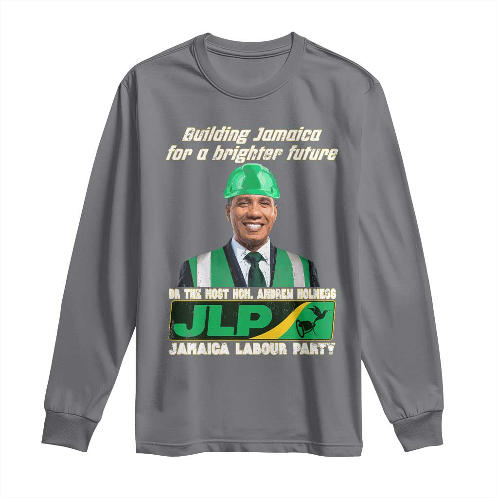 Jamaica Labour Party Long Sleeve Shirt Andrew Holness JLP Supporter Gifts - Wonder Print Shop