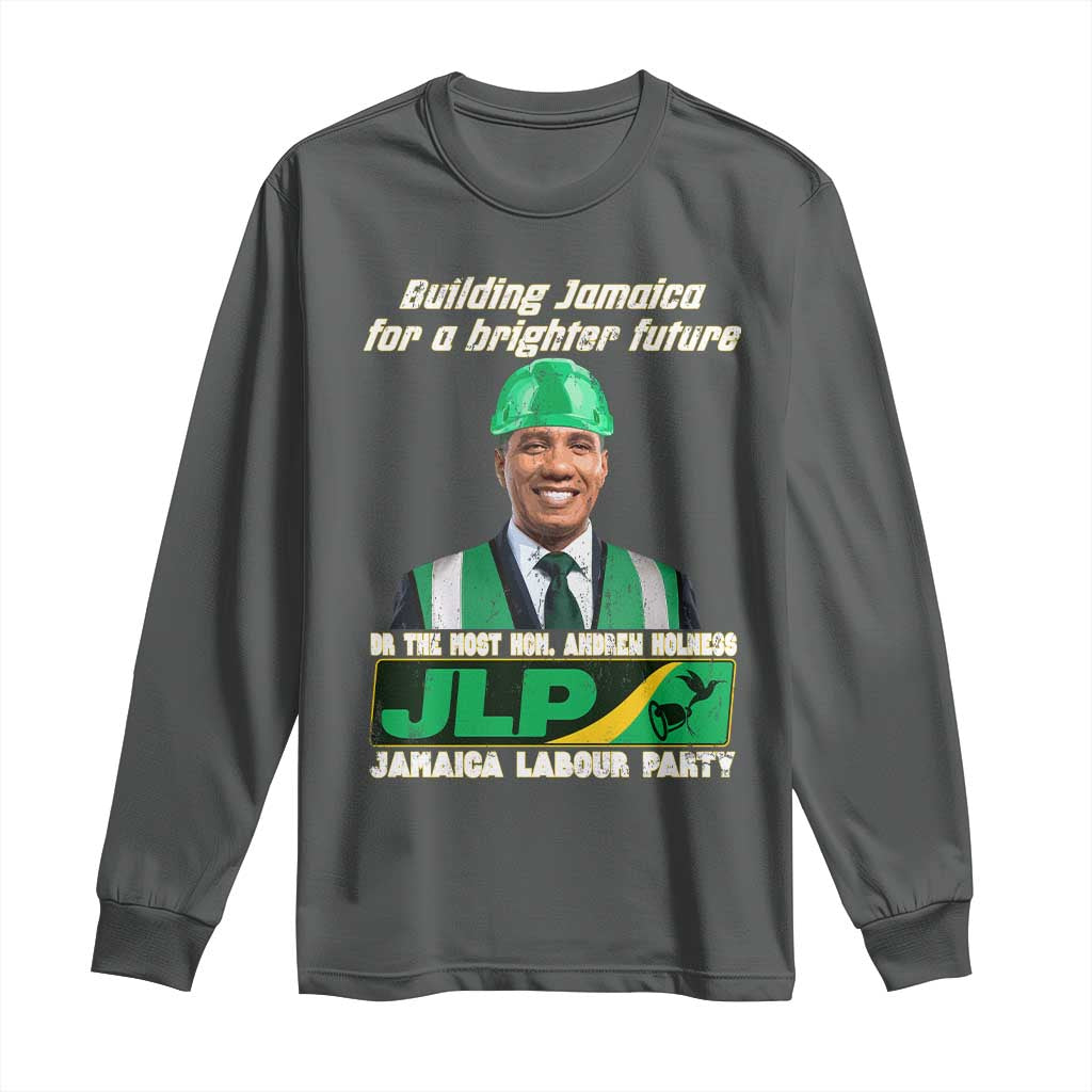 Jamaica Labour Party Long Sleeve Shirt Andrew Holness JLP Supporter Gifts - Wonder Print Shop