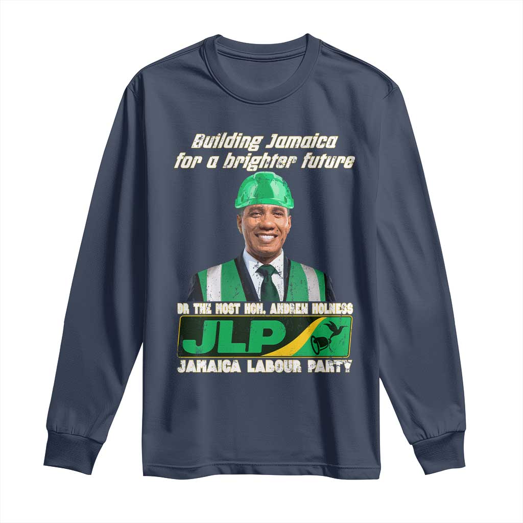 Jamaica Labour Party Long Sleeve Shirt Andrew Holness JLP Supporter Gifts - Wonder Print Shop