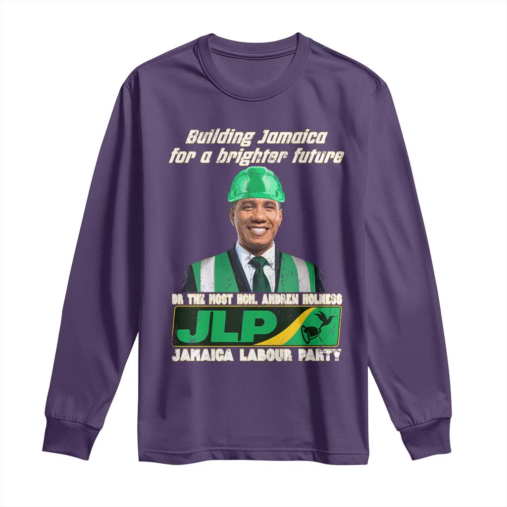 Jamaica Labour Party Long Sleeve Shirt Andrew Holness JLP Supporter Gifts - Wonder Print Shop