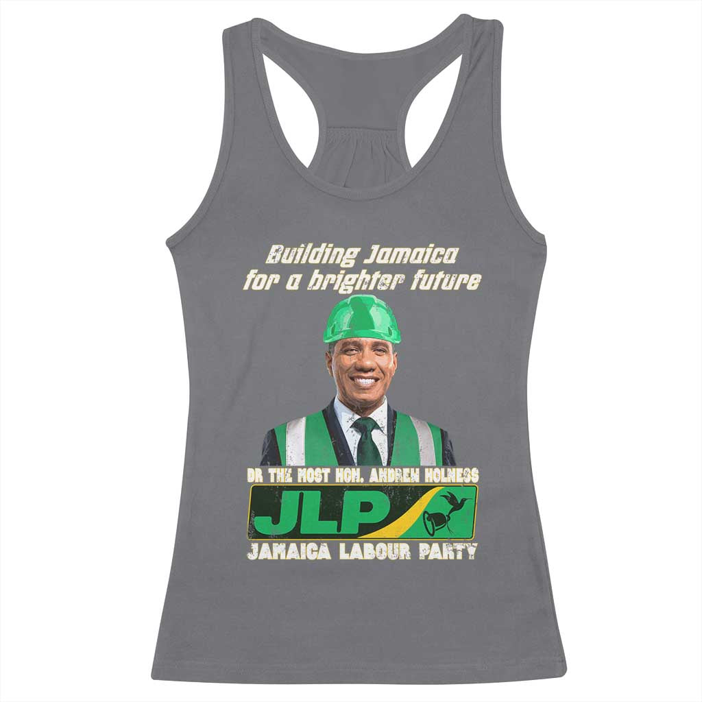 Jamaica Labour Party Racerback Tank Top Andrew Holness JLP Supporter Gifts - Wonder Print Shop