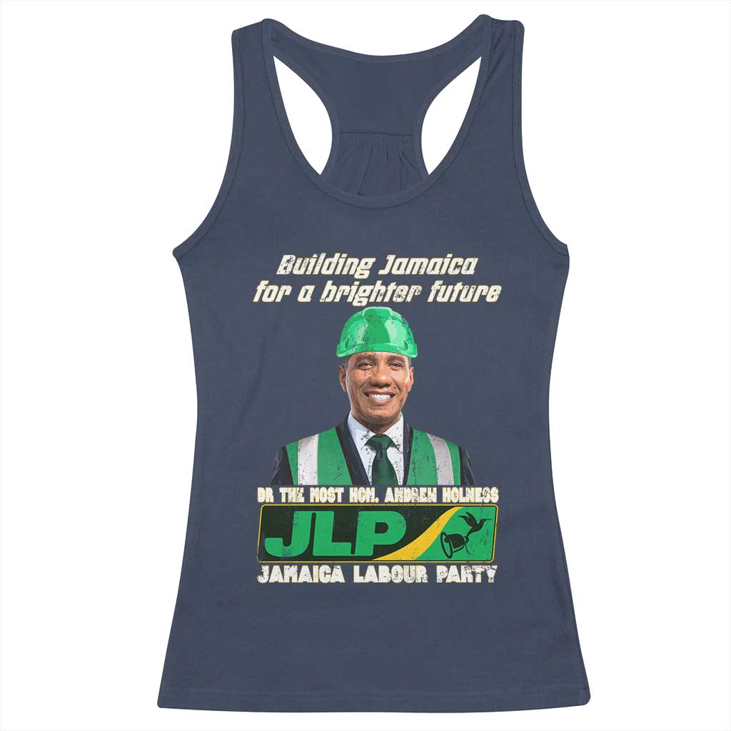 Jamaica Labour Party Racerback Tank Top Andrew Holness JLP Supporter Gifts - Wonder Print Shop
