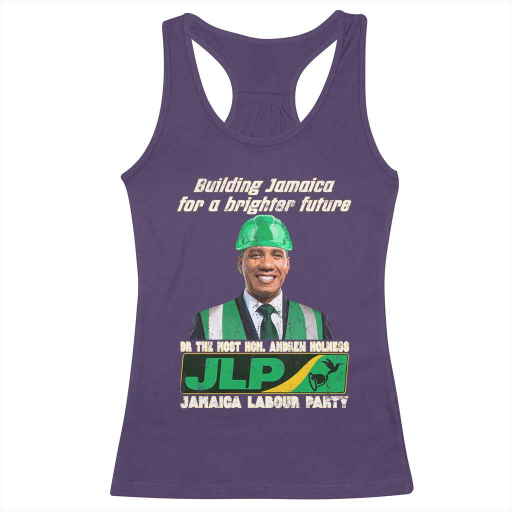 Jamaica Labour Party Racerback Tank Top Andrew Holness JLP Supporter Gifts - Wonder Print Shop