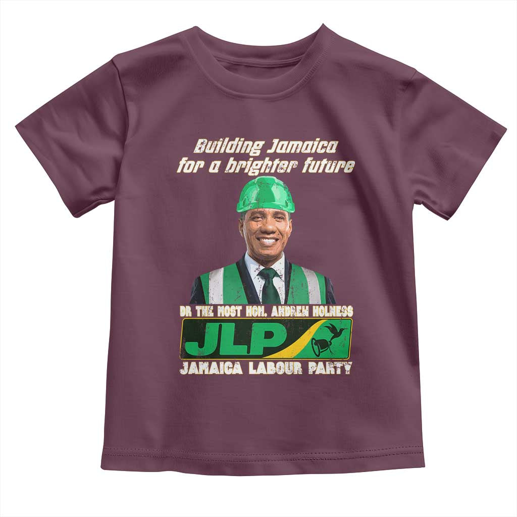 Jamaica Labour Party Toddler T Shirt Andrew Holness JLP Supporter Gifts - Wonder Print Shop