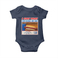I Got That Dog In Me Baby Onesie Keep 150 Dank Meme Hot Dog Combo - Wonder Print Shop