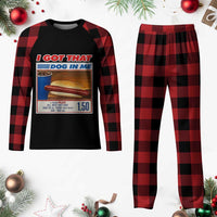 I Got That Dog In Me Plaid Pajama Set Keep 150 Dank Meme Hot Dog Combo - Wonder Print Shop