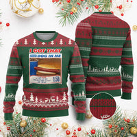 I Got That Dog In Me Ugly Christmas Sweater Keep 150 Dank Meme Hot Dog Combo - Wonder Print Shop