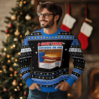 I Got That Dog In Me Hanukkah Ugly Sweater Keep 150 Dank Meme Hot Dog Combo - Wonder Print Shop