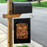 Mozzarella Sticks Garden Flag Funny Foodie Meme Snack Lover Vintage 90s - Wonder Print Shop