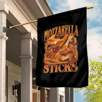 Mozzarella Sticks Garden Flag Funny Foodie Meme Snack Lover Vintage 90s - Wonder Print Shop