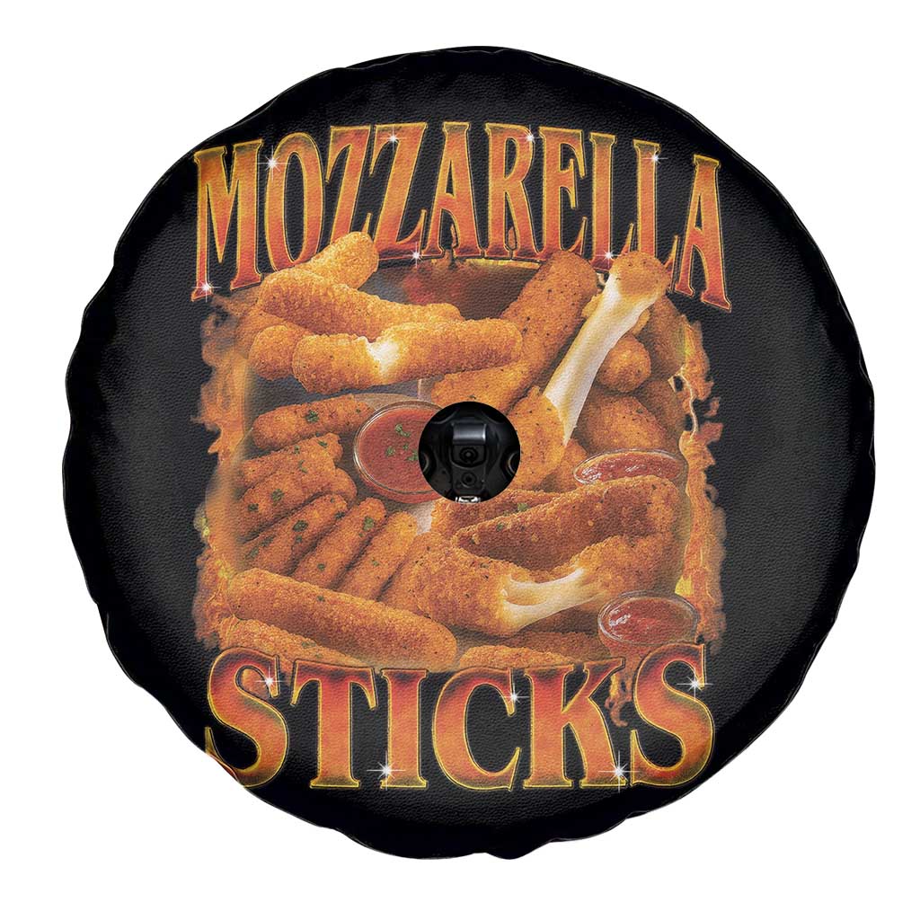 Mozzarella Sticks Spare Tire Cover Funny Foodie Meme Snack Lover Vintage 90s - Wonder Print Shop