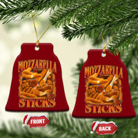 Mozzarella Sticks Ceramic Ornament Funny Foodie Meme Snack Lover Vintage 90s - Wonder Print Shop