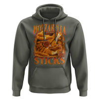 Mozzarella Sticks Hoodie Funny Foodie Meme Snack Lover Vintage 90s - Wonder Print Shop