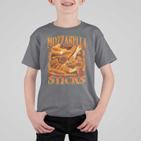 Mozzarella Sticks T Shirt For Kid Funny Foodie Meme Snack Lover Vintage 90s - Wonder Print Shop