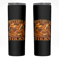 Mozzarella Sticks Skinny Tumbler Funny Foodie Meme Snack Lover Vintage 90s - Wonder Print Shop