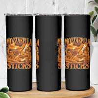 Mozzarella Sticks Skinny Tumbler Funny Foodie Meme Snack Lover Vintage 90s - Wonder Print Shop