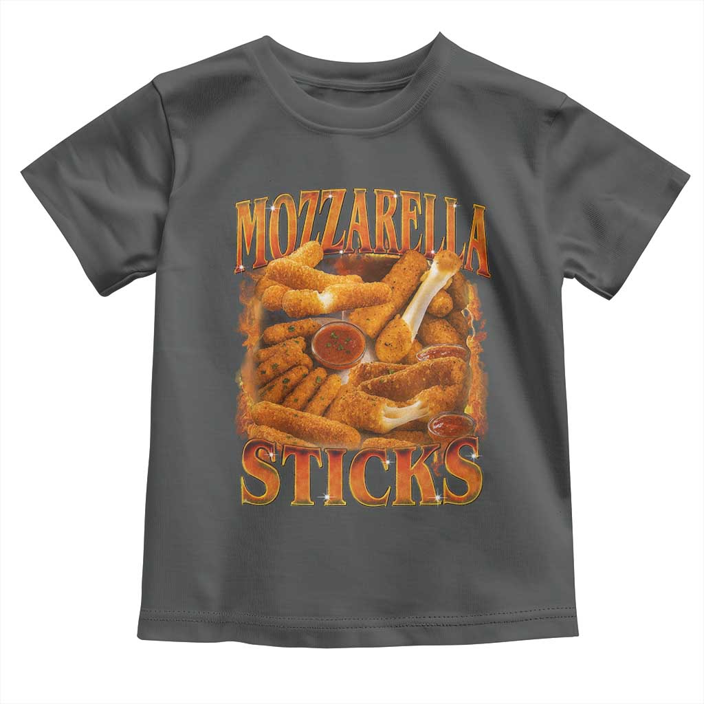 Mozzarella Sticks Toddler T Shirt Funny Foodie Meme Snack Lover Vintage 90s - Wonder Print Shop