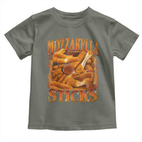 Mozzarella Sticks Toddler T Shirt Funny Foodie Meme Snack Lover Vintage 90s - Wonder Print Shop